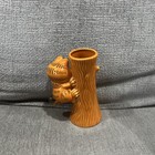 Garfield The Cat Enesco Ceramic Bud Flower Vase Claws In Tree 5  Vintage 1981