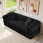 83  Cloud Boneless Couch For Living Room 3-seater Sofa With Fixed-shape Frame
