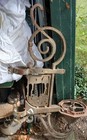 Antique Exterior Large Cast  Iron Massive   Heavy   Sconce     Local Pick-up
