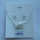 Valentine Necklace Earring Gift Set New Pink Cubic Zirconia   Simulated Diamonds