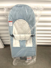 Babybj  rn Bouncer Balance Soft  Blue gray  Woven jersey   2-in-1 Adjustable