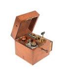 1880 s Miniature Quack Medical Shock Box Set With Glass Battery   Exceptional