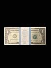 100   1  One Dollar Bills Uncirculated Sequencial - 2021