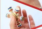 Brass Fidget 6 Point Hand Spinner Finger Gyro Toy Edc Focus Stress Reliever Toys