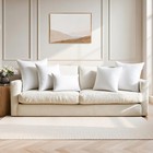 18x18 Pillow Inserts set Of 2 100  Virgin Microfiber With Cotton Cover Throw    