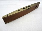 Antique J  Rabone   Sons 9  Wood   Brass Torpedo Level 1626 England