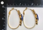Vintage Rhinestone Gold Tone Jewelry Earrings  Ring And Bracelet