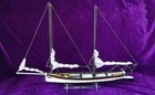 Scale 1 24 Sharpie Sailboat 520mm 20 5  Unassembled Wooden Model Boat Ship Kit