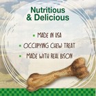 Healthy Edibles Large Dog Chew Treats With Real Bison Made In The Usa 1 Count