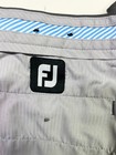 Footjoy Size 36x34 Grey Pants Flat Front Polyester 24111