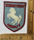 Vintage Whitehorse Yukon Canada Iron On Patch Voyager Travel Souvenir