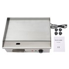 3000w 22  Commercial Electric Countertop Griddle Flat Top Grill Hot Plate Bbq