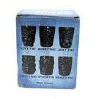 New Chiefly Love Tiki Hand Painted Ceramic 12oz Mug Cup Blue Hawaiian Laua