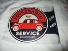 Vw Volkswagen Metal Flange Sign