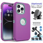 For Iphone 14 Pro Case Shockproof Heavy Duty Rugged Hard Cover  car Phone Holder