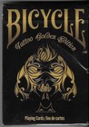 dinged  Bicycle Tattoo Golden Edition Playing Cards - Limited Edition - Sealed