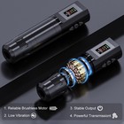 Wireless Rotary Tattoo Pen Machine Complete Kit With Ink Needles Transfer Paper
