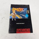 Star Fox Snes Super Nintendo Manual Instruction Only - Good