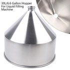 Stainless Steel Hopper 30l Volume Liquid Paste Filling Hopper Filling Machine 