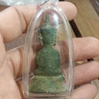Rare Ayutthaya Style Phra Chai Thai Buddha Amulet Victory Pendant Blessed Case