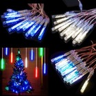 10 30 50cm Led Lights Meteor Shower Rain Drop 8 10 Tube Christmas Tree Outdoor