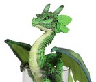 Cocktail Spirit Drunk Mojito Lime Highball Dragon Statue Fantasy Decor Figurine