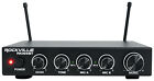 Rockville Rki65bt Dual Uhf Wireless Microphones bluetooth Karaoke Mic Interface