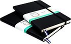 Hardcover Notebook Blank Journal Sketchbook For Drawing  Thick Paper Black