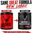 Bucked Up Woke High Stim Pre Workout Rocket Pop 30 Servings Nootropic Pump New