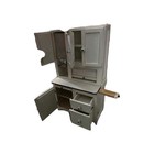 Vintage 1 12 Scale Dollhouse Miniature Wooden Kitchen Hutch Cabinet White Furnit