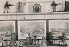 1940 s Photo Antique Mechanical Cast Iron Bank Collection Display Tin Toys