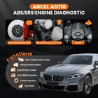 Ancel Scan Tool Abs Bleeding Srs Engine Obd2 Code Reader Car Diagnostic Scanner