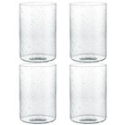  4 Pcs Clear Glass Shade  Seeded Light Shade With 1-5 8  Fitter  Cylinder 