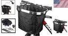 Pet Carrier Bike Basket For Small Dogs Cats Black Quick Release Handlebar