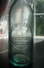 Antique James W  Calnan   Co 321 Tremont St Boston Blob Top Beer Bottle