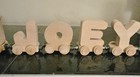 Wooden Train Letters  joey  For Kids baby   Wooden Train Toy Magnetic Train Set