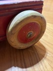Vintage 1950 s Playskool Wooden Pull Wagon With Original Blocks Wooden Wheels