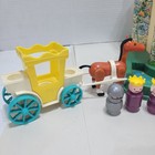 Vintage Fisher-price Little People Castle With Figures And Accessories
