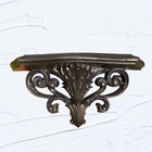 Vtg Gothic Wall D  cor Set   Homco Shelves   Syroco Candle Holder