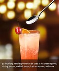 9 5-inch Long Handle Spoon  Ice Tea Spoons  Ice Cream Spoon  Long Coffee Spoons