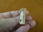  j-wolf-80  White Wolf Head In Log Frame Wolves Pendant Shed Moose Antler