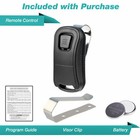 Garage Door Opener 1-button Remote Keychain Black For Genie G1t-bx 38501r