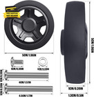 Luggage Suitcase Replacement Wheels Luggage Replacement Wheels Wear-resistant Mu