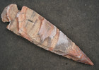 Unbelievable Marks  4 5  Flint Spearhead Point Knife Blade Arrowhead I-409