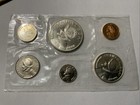 1966 Panama 6 Coin Proof Set Government Sealed  Envelope 2 Coins Silver