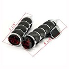 Chrome Spike Hand Grips 1  Motorcycle Handlebar For Harley Honda Yamaha Kawasaki