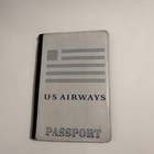 American Airlines Us Airways Lot Of 3 Vintage Passport Holders Leather 3 Pieces