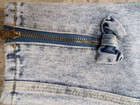 Vintage 80s 90s Teen Acid Washed Jeans With Zipper Ankle Jet Set Size 10 Slim