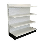 Single-sided Gondola Shelving     4 Ft W X 5 Ft H  4 Shelves 