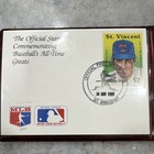 Nolan Ryan St  Vincent Official Stamp Set 23k Gold Mlb Cleveland Indians